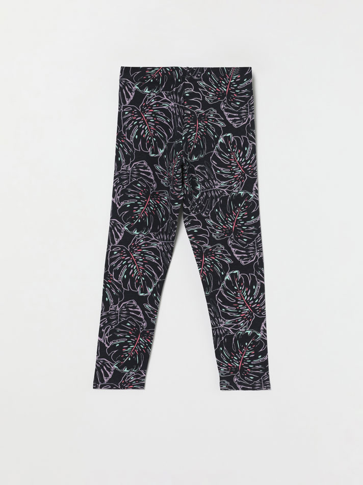Conjunto de 6 leggings compridas - Azul Marinho