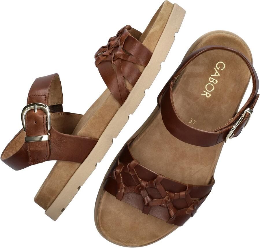 Gabor 600 Sandalen Dames Bruin