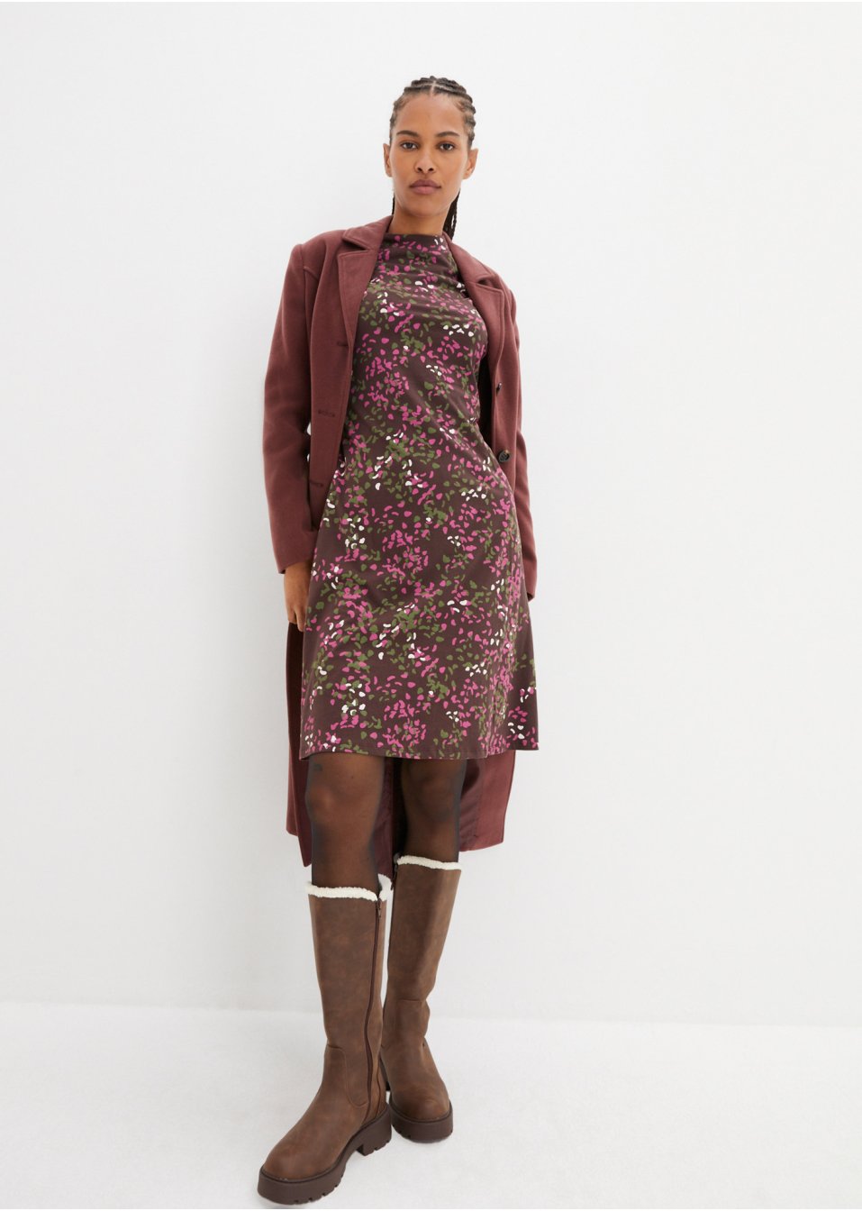 Robe en coton avec lien à nouer au dos