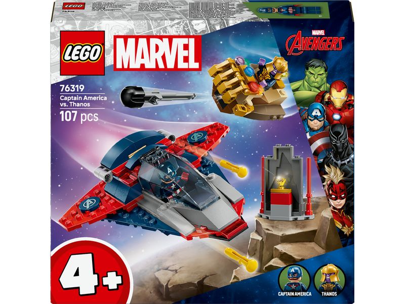 LEGO® Marvel Captain America vs. Thanos 76319 Superhelden-Bauspielzeug