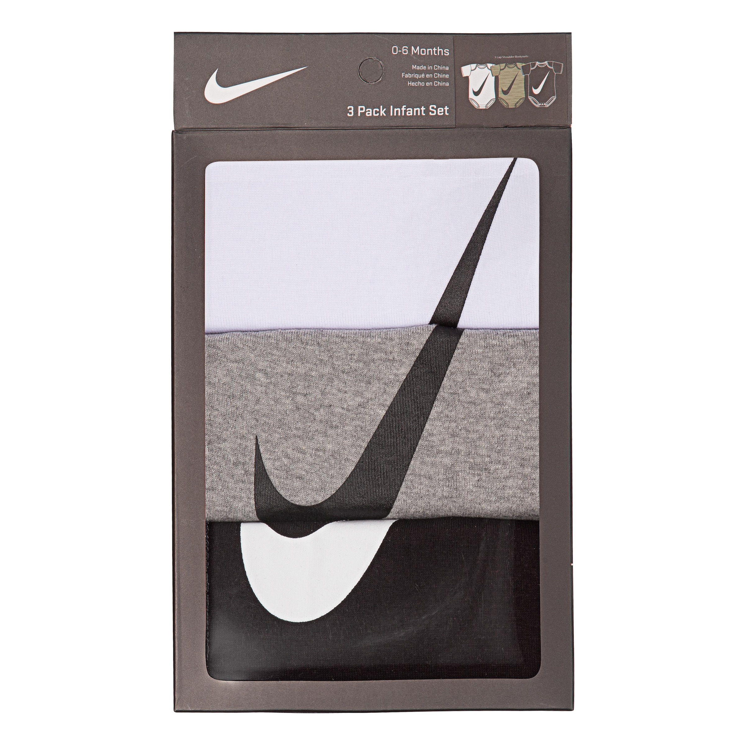 Nike Sportswear Body »NHN SWOOSH 3 PACK S/S«, 3 Stk. für Babys