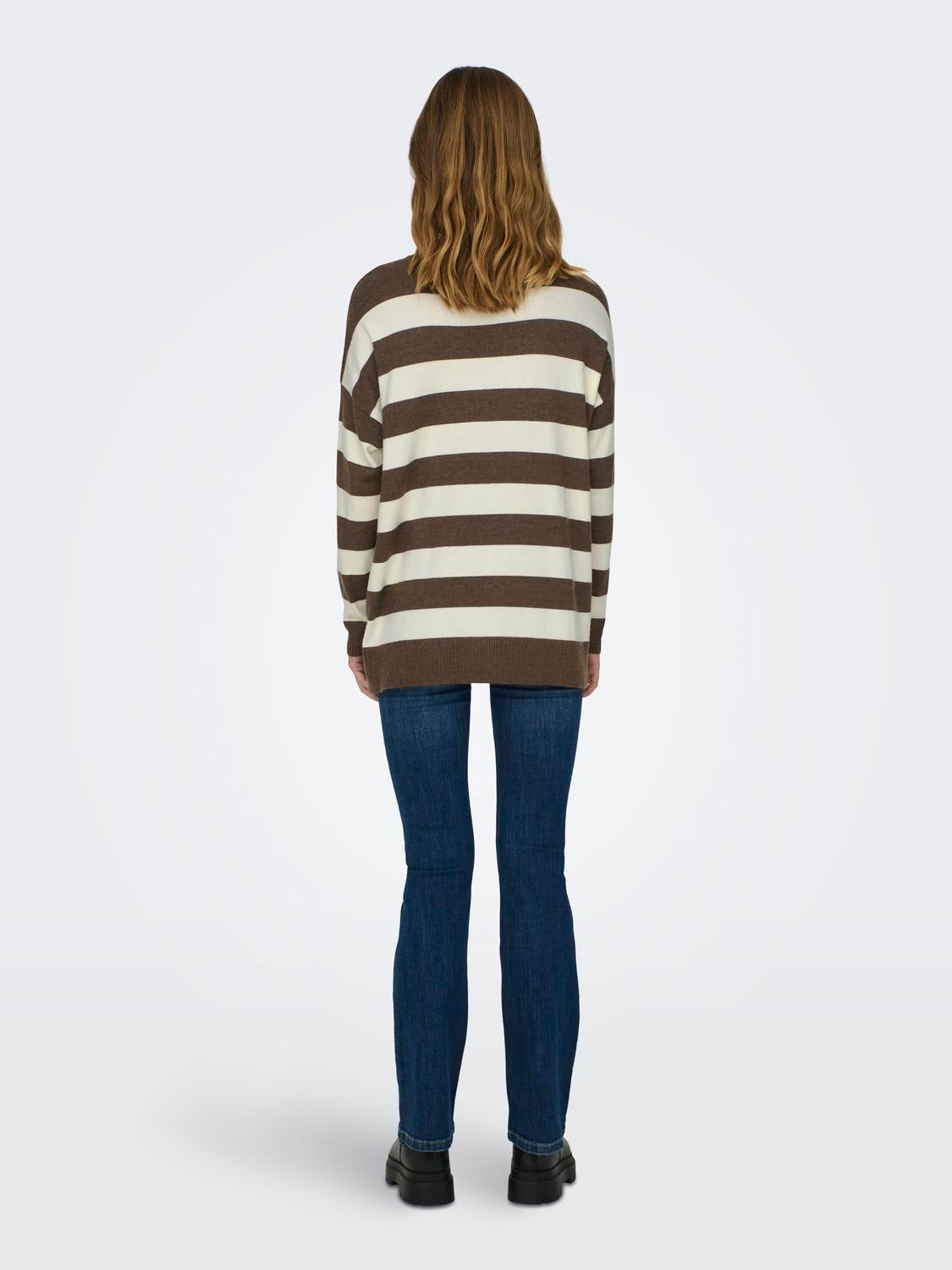 ONLIBI Strickpullover Chestnut