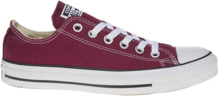 CONVERSE Sneakers laag 'Chuck Taylor All Star' karmijnrood wit