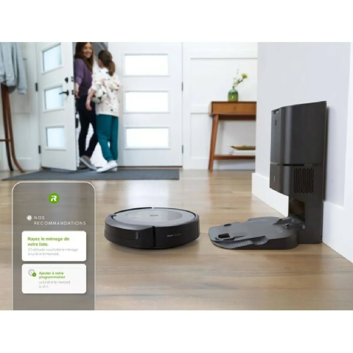 iRobot Aspirateur robot Roomba i5+ I5658 avec station d'auto-vidage
