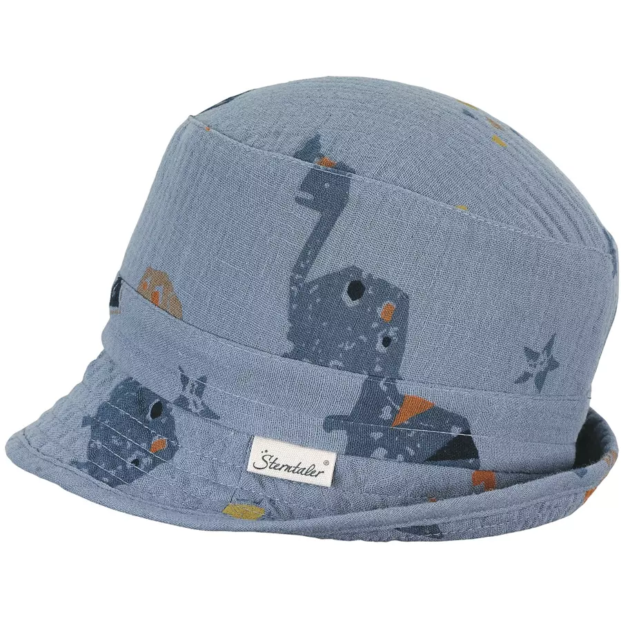 Sterntaler Fischerhut Dinosaurier hellblau