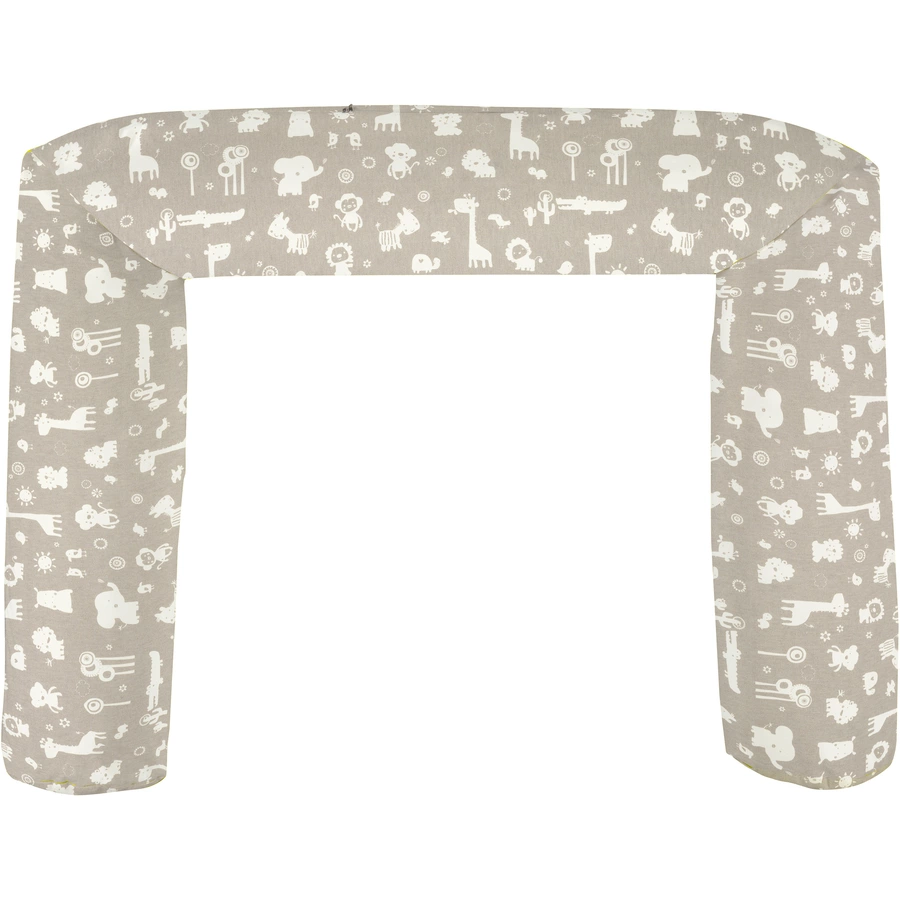Alvi® Schlummer-Lounge Zootiere taupe