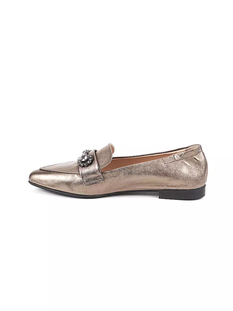 DIRNDL & BUA Mokassins gold