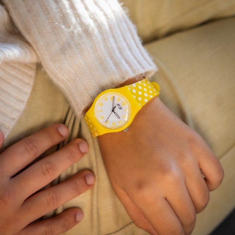Montre Femme CHTIME bracelet Plastique Jaune