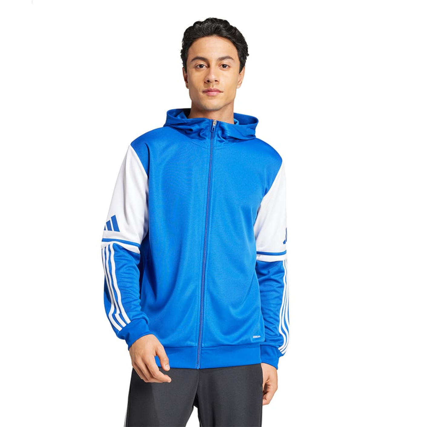 Adidas Squadra 25 Hooded Trainingsjack Blauw Wit