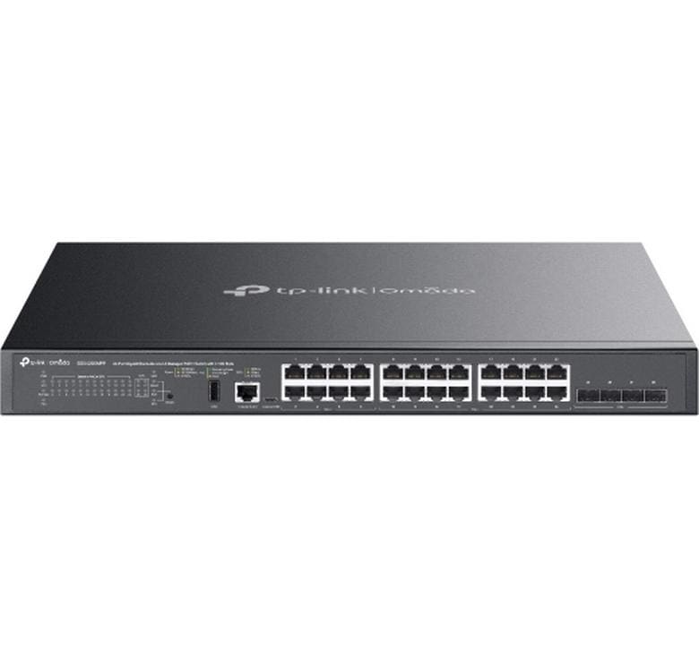 PoE++ Switch Omada SG5428XMPP 28 Port<br>TP-Link SG5428XMPP Netzwerk-Switch Managed L3 Gigabit Ethernet (10/100/1000) Power over Ethernet (PoE) Schwarz