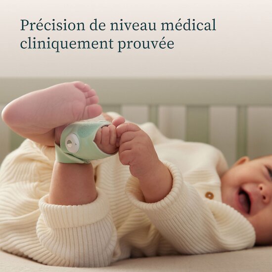 Pack Caméra + chaussette connectée Dream Sock   Menthe        de               Owlet