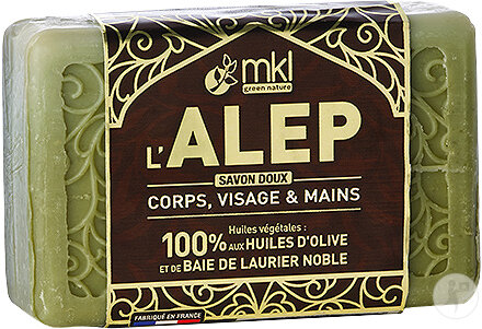 MKL Green Nature L'Alep Savon Solide Doux Corps/Visage/Mains Bio 120g