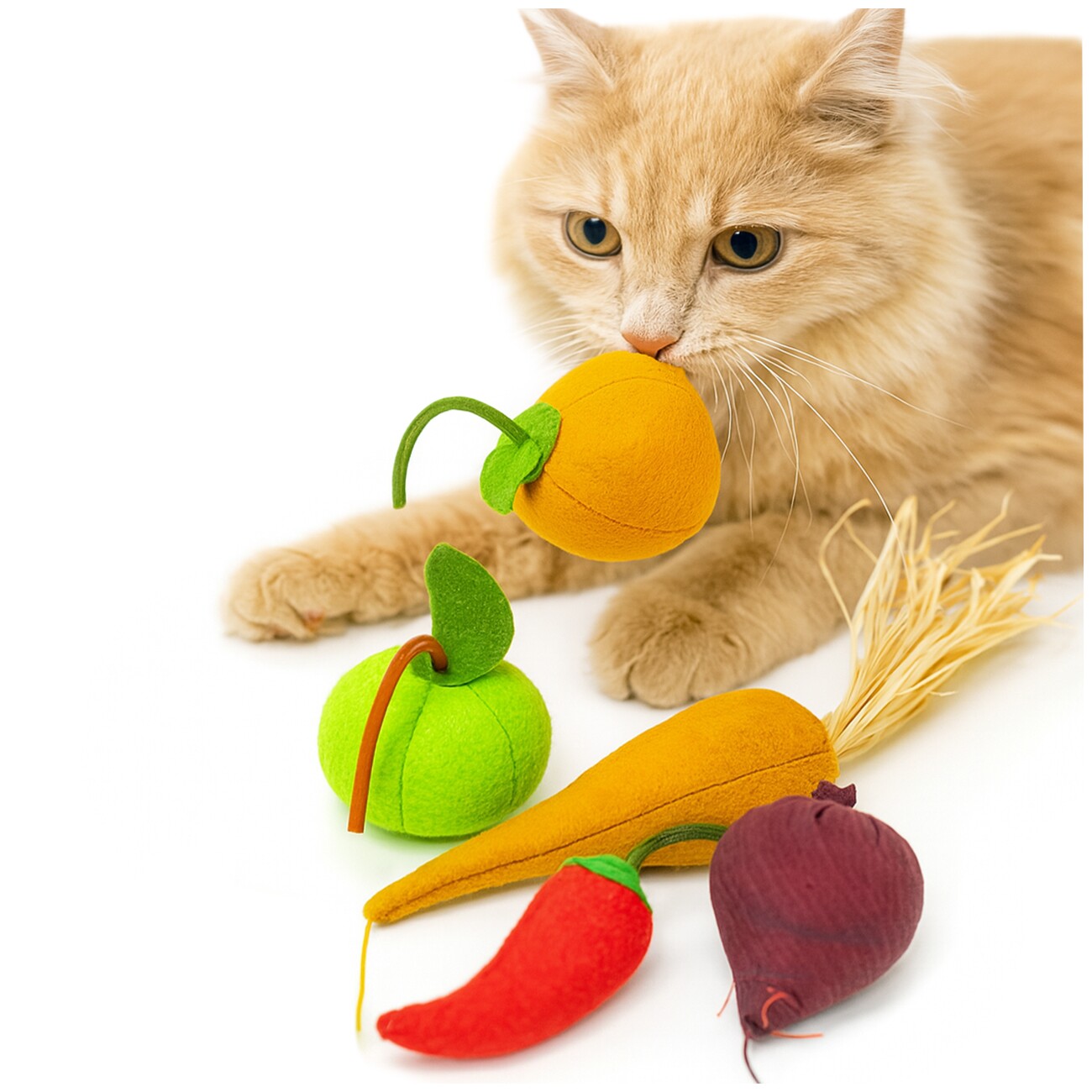 Canadian Cat Company 5er Set Catnip Obst & Gemüse