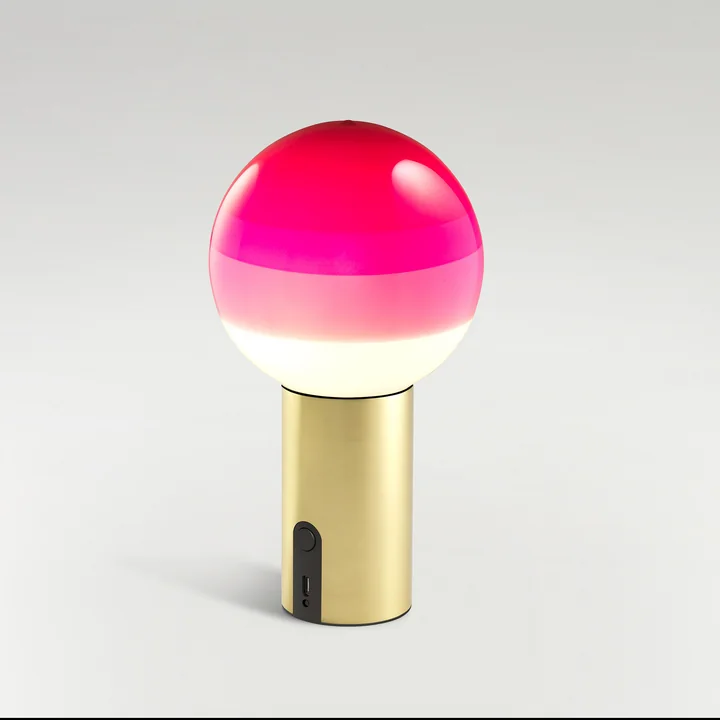 marset - Dipping Light LED Akkuleuchte, bernstein