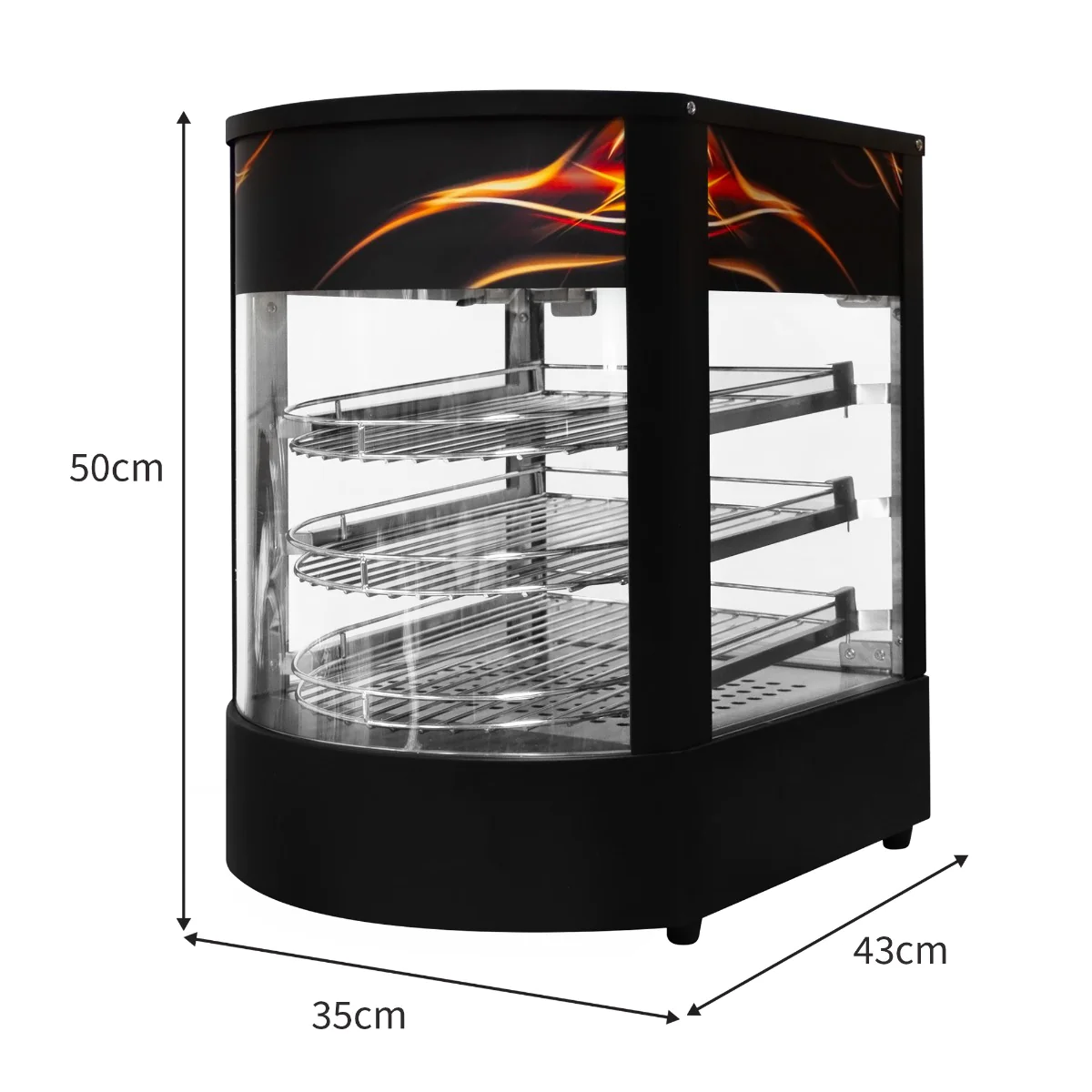 Vitrine Chauffante Commerciale pour Pizzas Kukoo