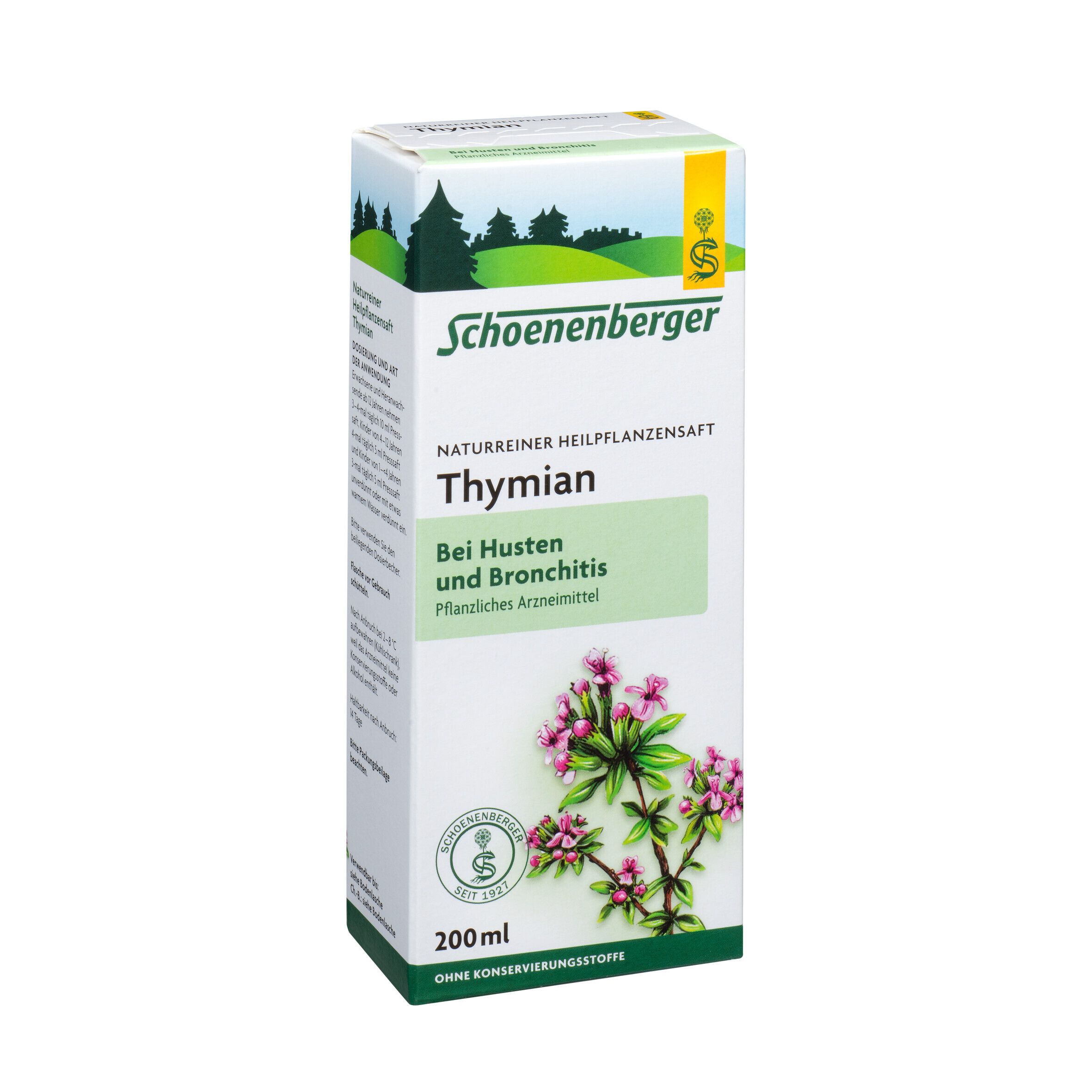 Schoenenberger® Heilpflanzensaft Thymian
