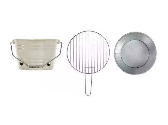 Livoo Barbecue à charbon 27cm crème - DOC327C