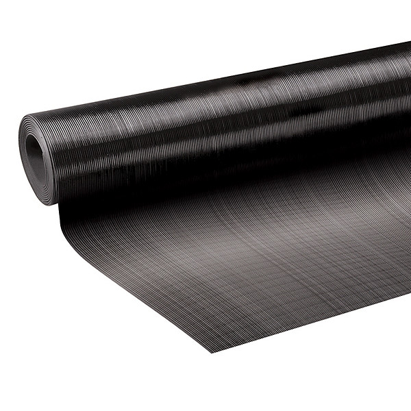 Tapis caoutchouc strié sur mesure largeur 1 m