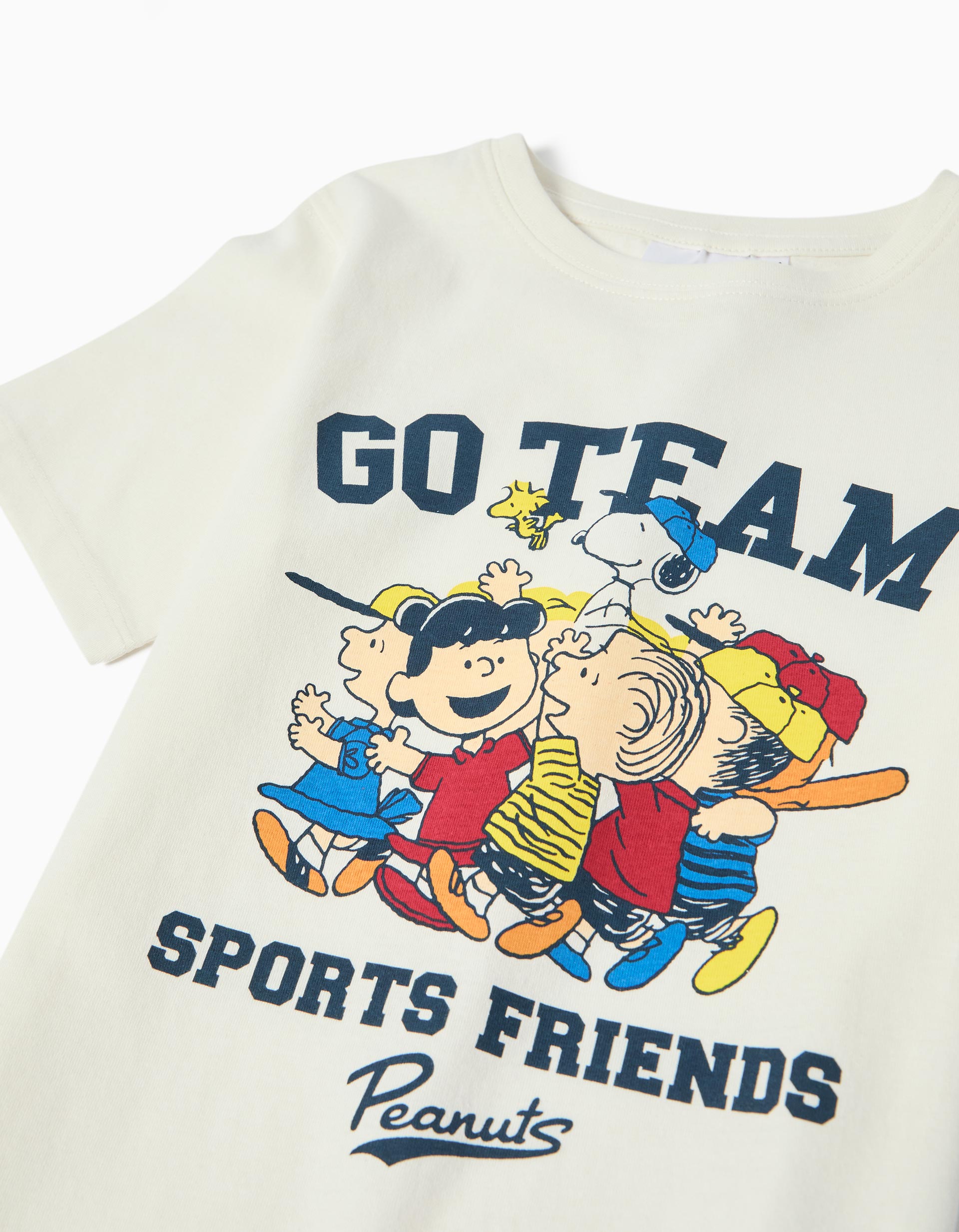 T-shirt 'Snoopy', Menino, Branco