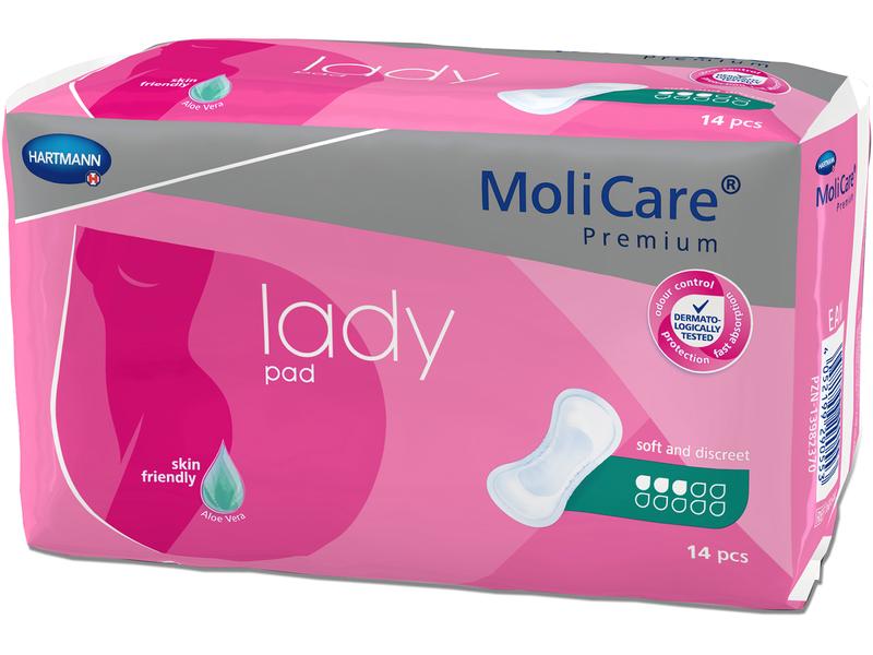 MoliCare Inkontinenz-Lady Pad 3 14 Stück Lady Pad Einlage für Frauen mit leichter Blasenschwäche