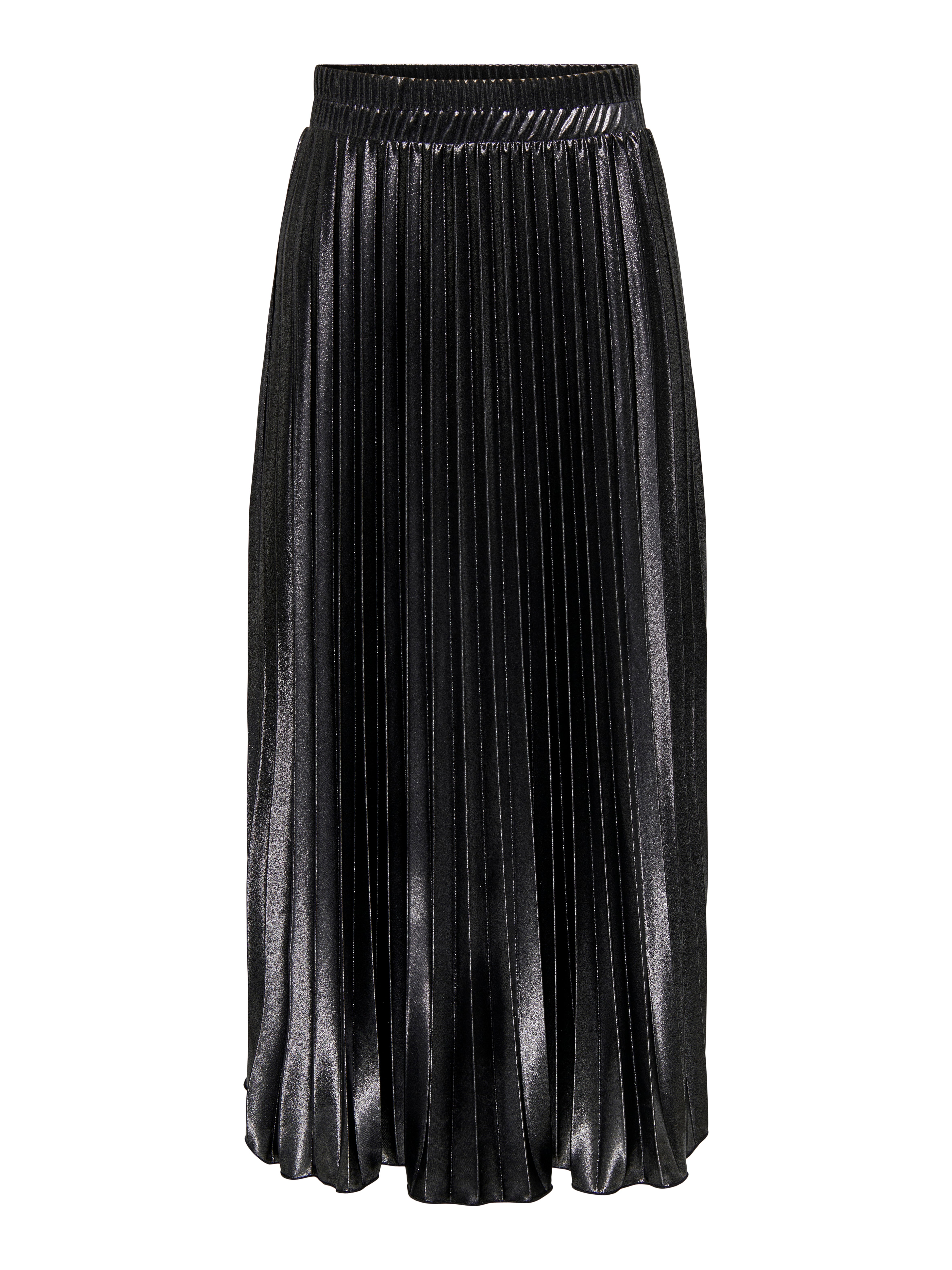 ONLLYON Plissierter Rock Black