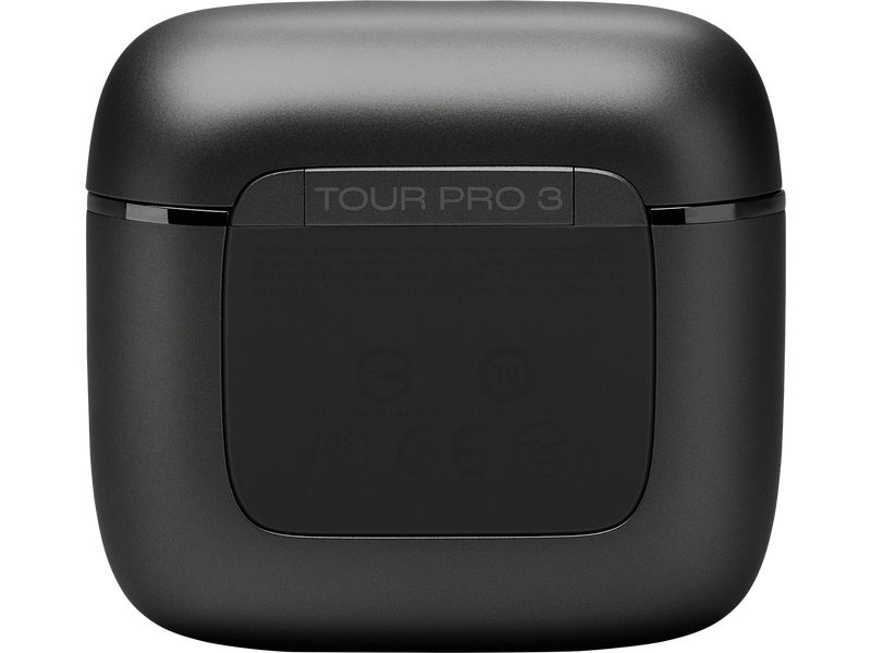 JBL True Wireless In-Ear-Kopfhörer Tour Pro 3 Schwarz Kabellose Noise-Cancelling-Ohrhörer mit Smart Charging Case