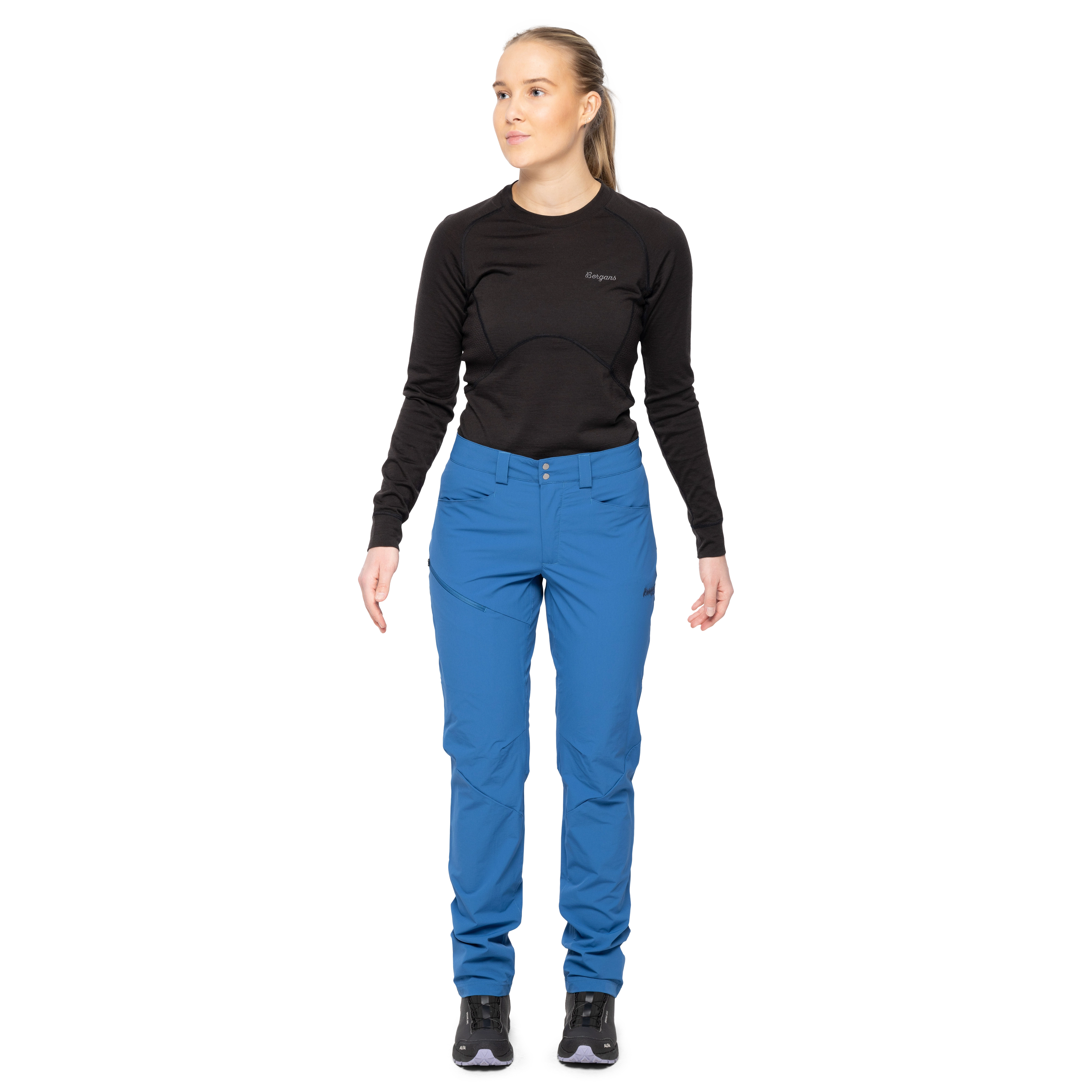 Vandre Light Softshell Pants Women North Sea Blue