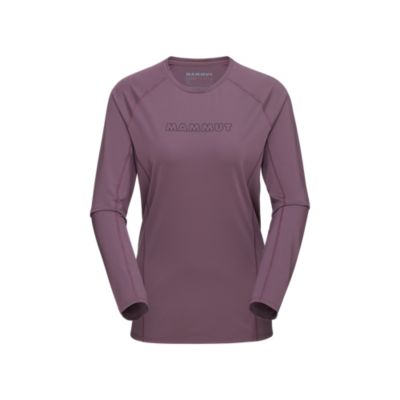MammutSelun FL Longsleeve Logo - violett