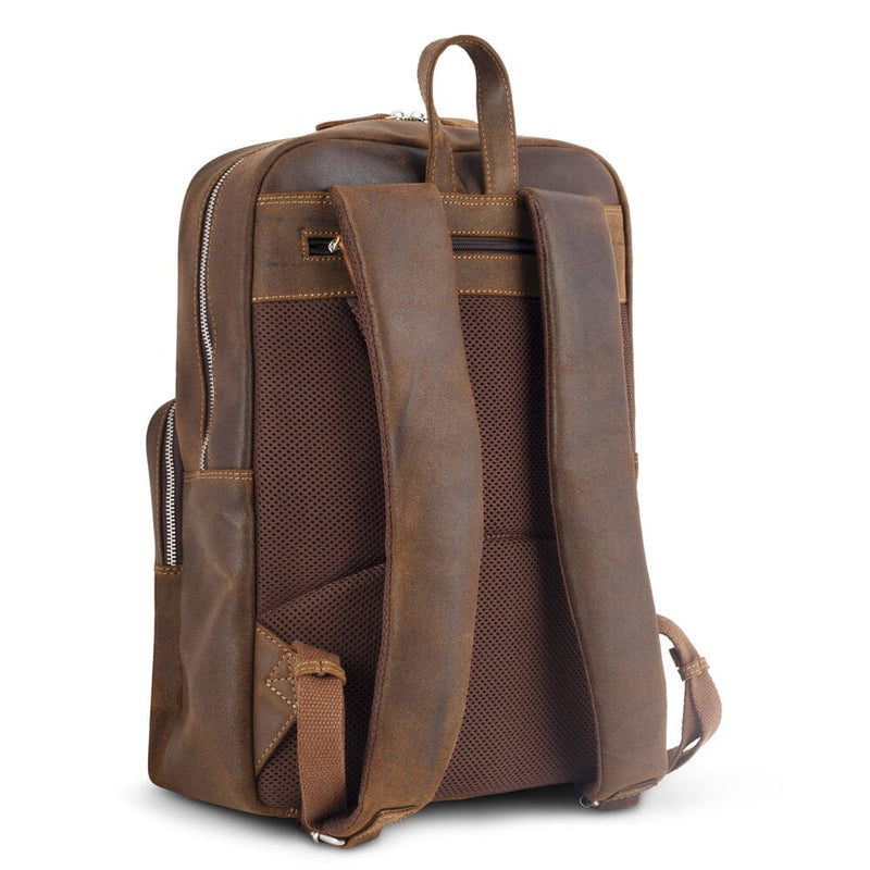 Plevier Sheffield Laptop Rugzak 15,6 inch Bruin