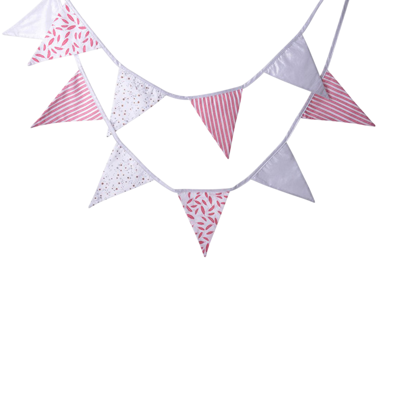 Wimpelgirlande Flamingo (GOTS)