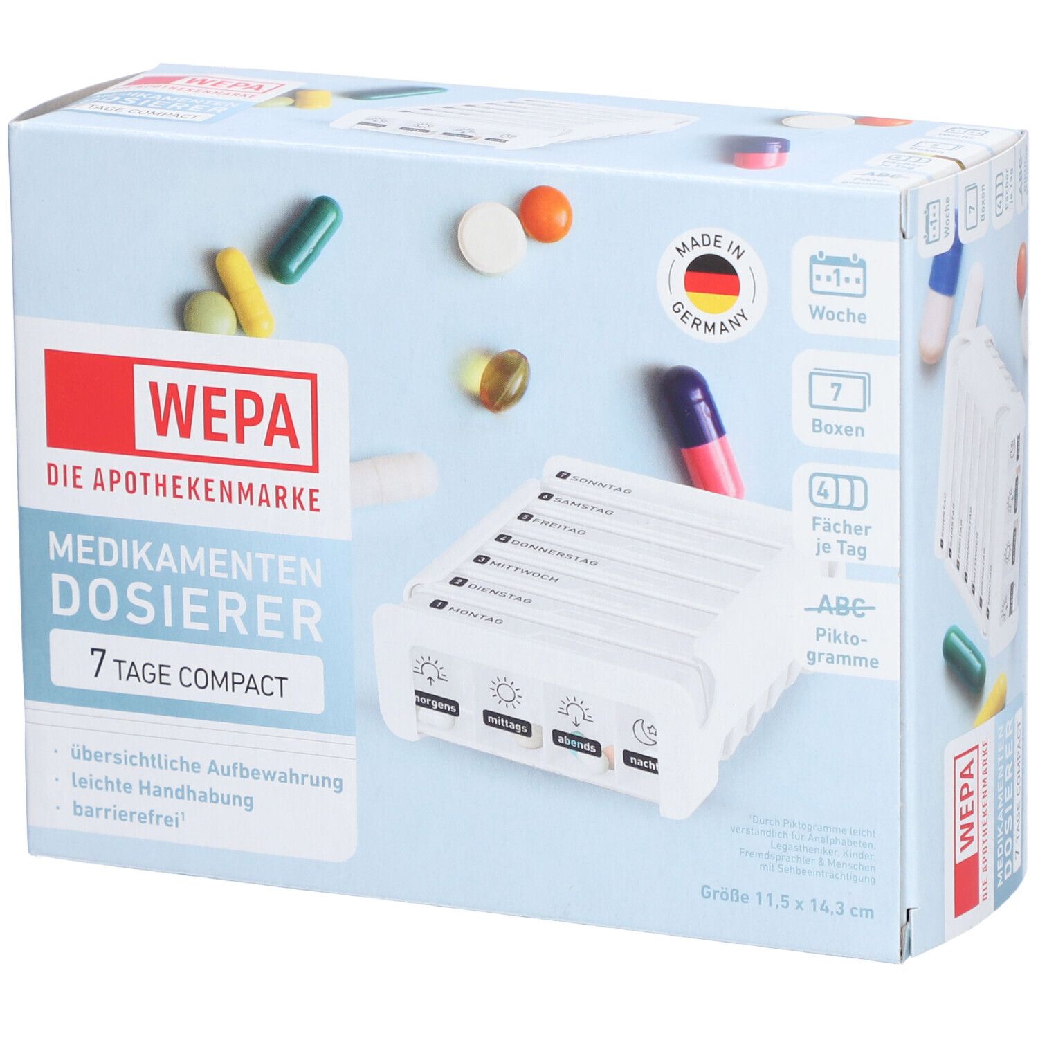 WEPA 7 Tage Compact Wochenmagazin weiß