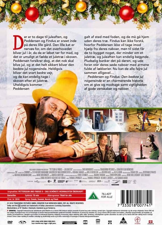 Peddersen Og Findus - Den Bedste Jul Nogensinde - DVD