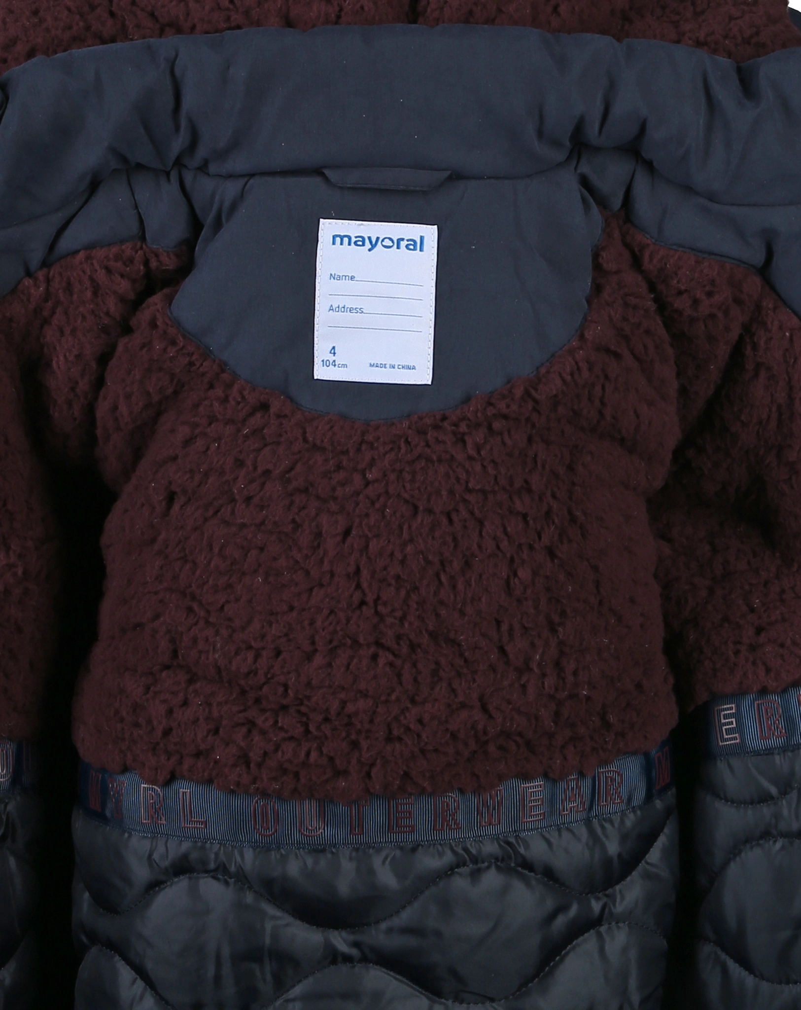 Winterparka COZY mit Kunstfell in dark navy