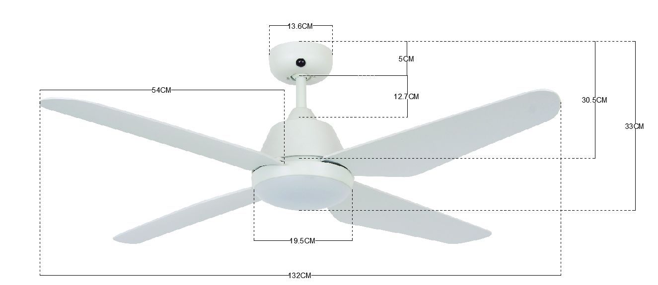 Deckenventilator ARIA LED