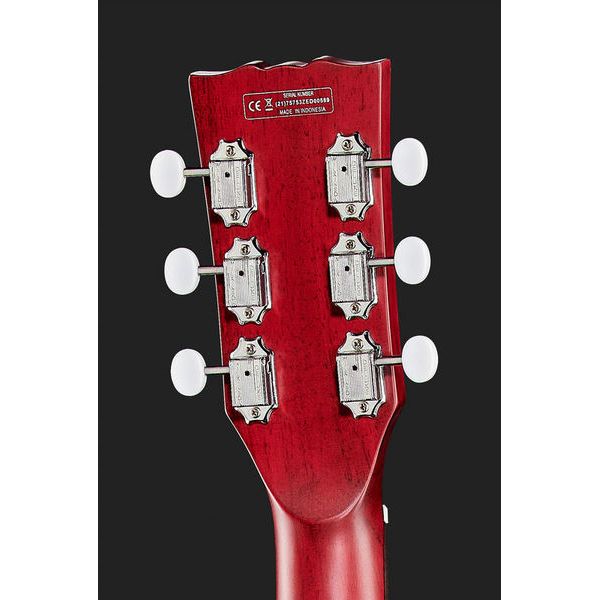 Harley Benton DC-Junior FAT Faded Cherry