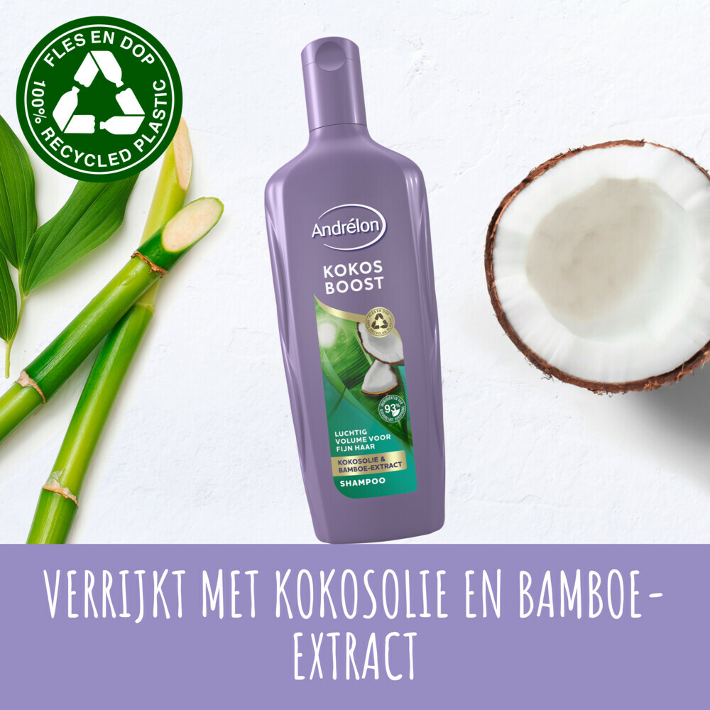 6x Andrelon Shampoo Kokos Boost300 ml