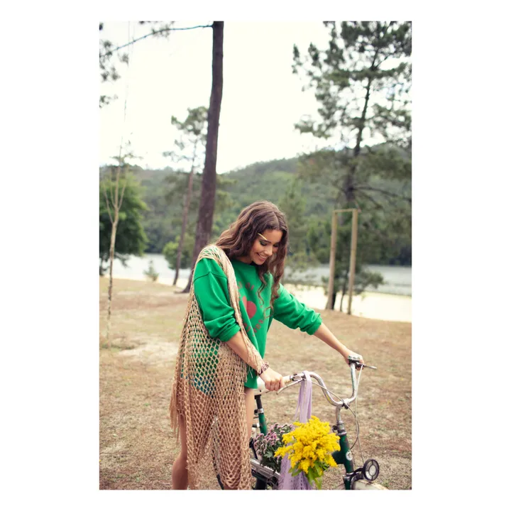Sisters Department Sweat Julie Coton Bio | Vert
