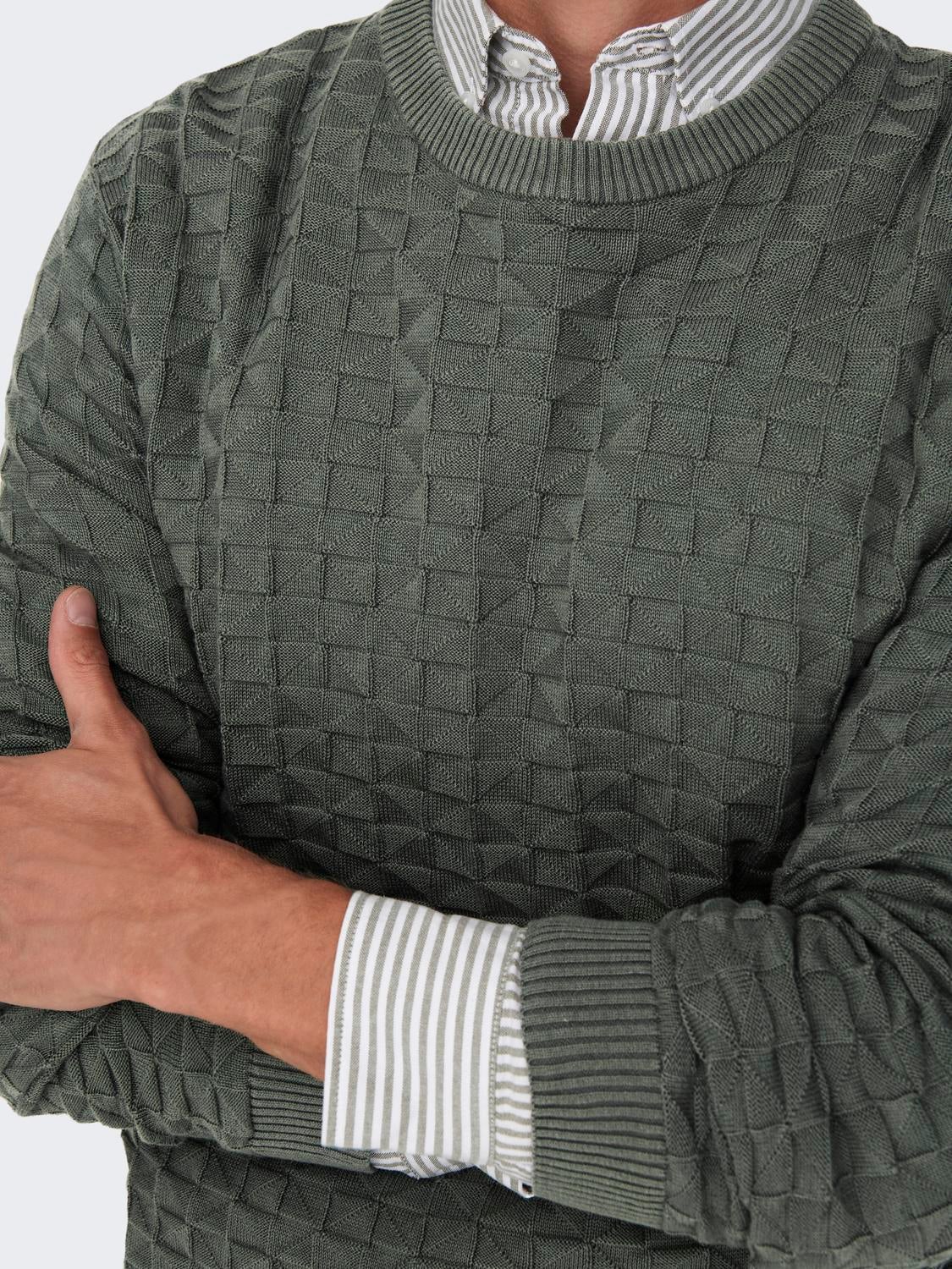 ONSKALLE Pullover Castor Gray