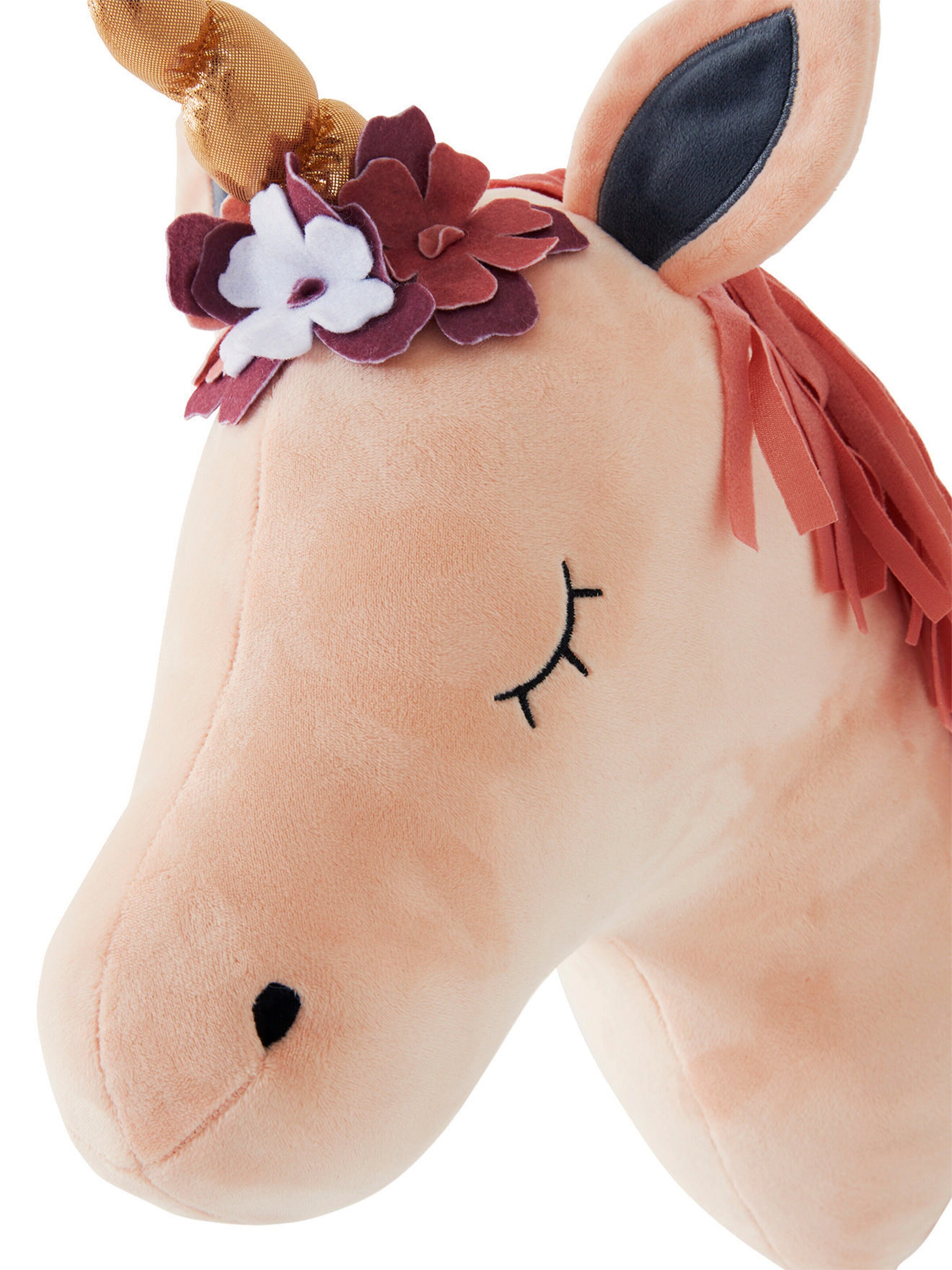 Vertbaudet Kinderzimmer Wanddeko, Einhorn rosa