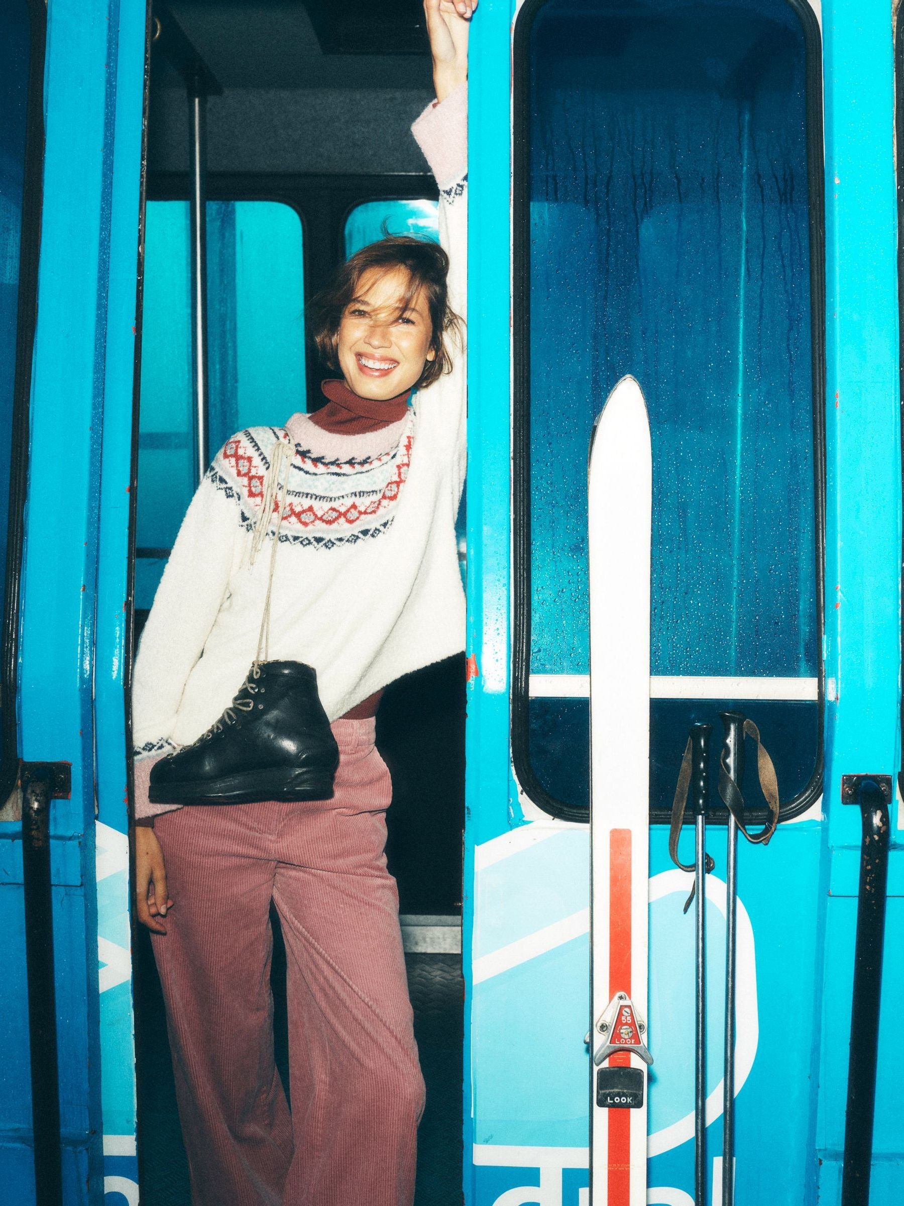 Boden Bouclé Raglan Jumper