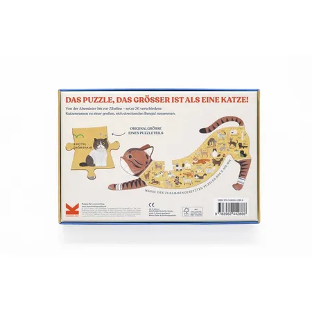 Laurence King Verlag Puzzle - Katzen von A-Z, 50 Teile