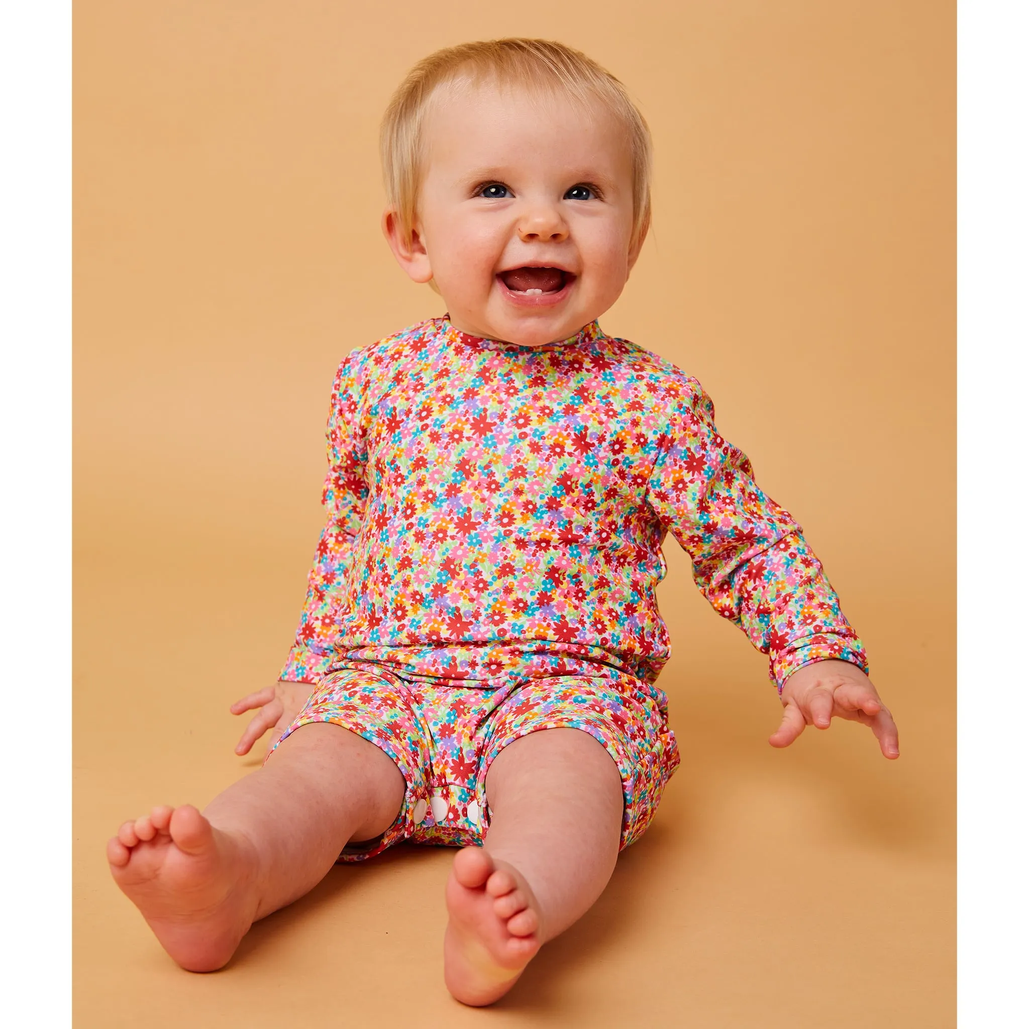 Nana The Brand Maillot UV Manches Longues Floral 3-24mois