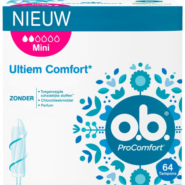 OB Pro Comfort Mini 64 stuks