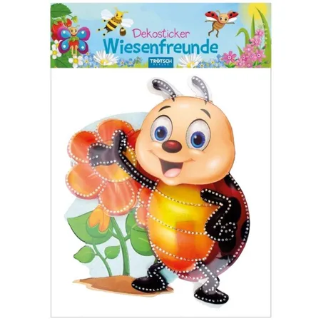 Trötsch Dekosticker Wiesenfreunde, 1 Stück, 3-fach sortiert