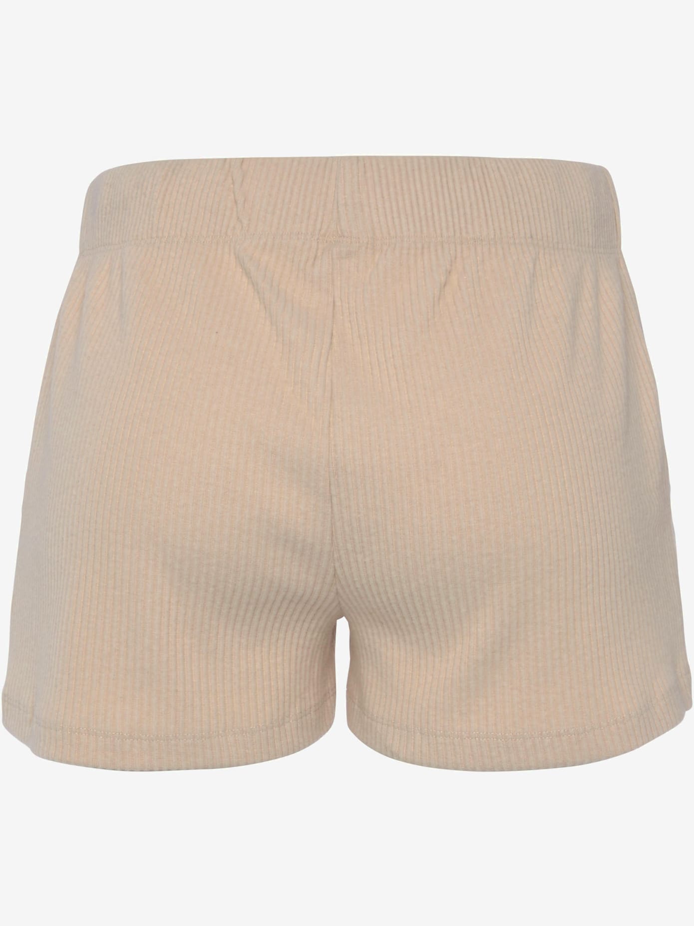 Short en matière sweat empiècement en dentelle en qualité côtelée