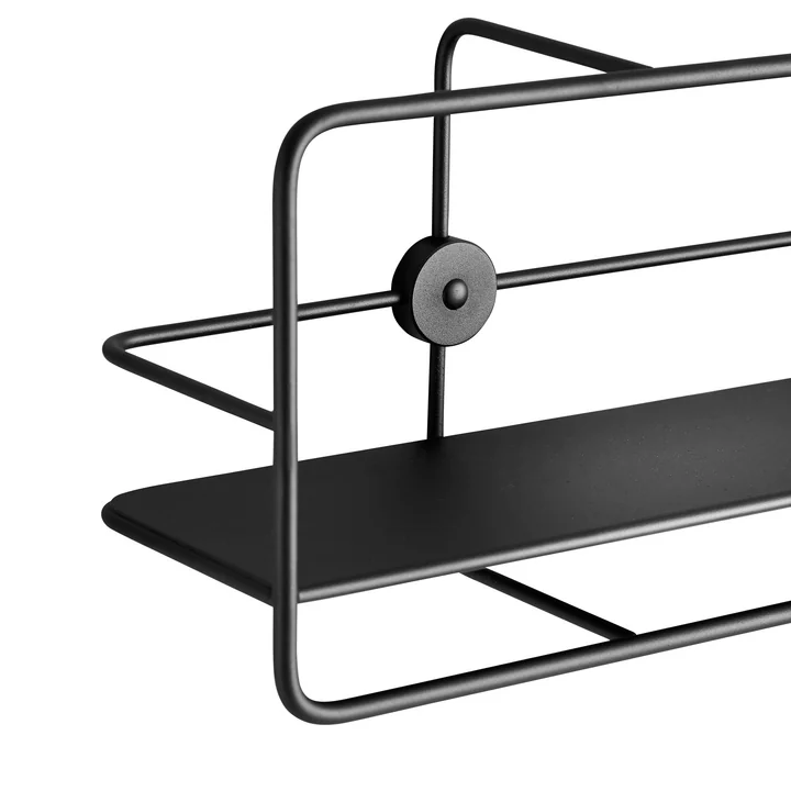 Woud - Coupé Horizontal Shelf, schwarz