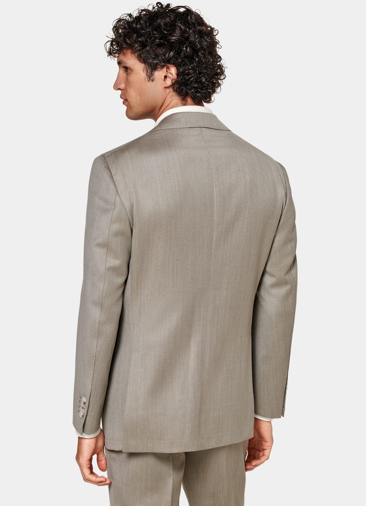 Costume Roma coupe Relaxed marron moyen