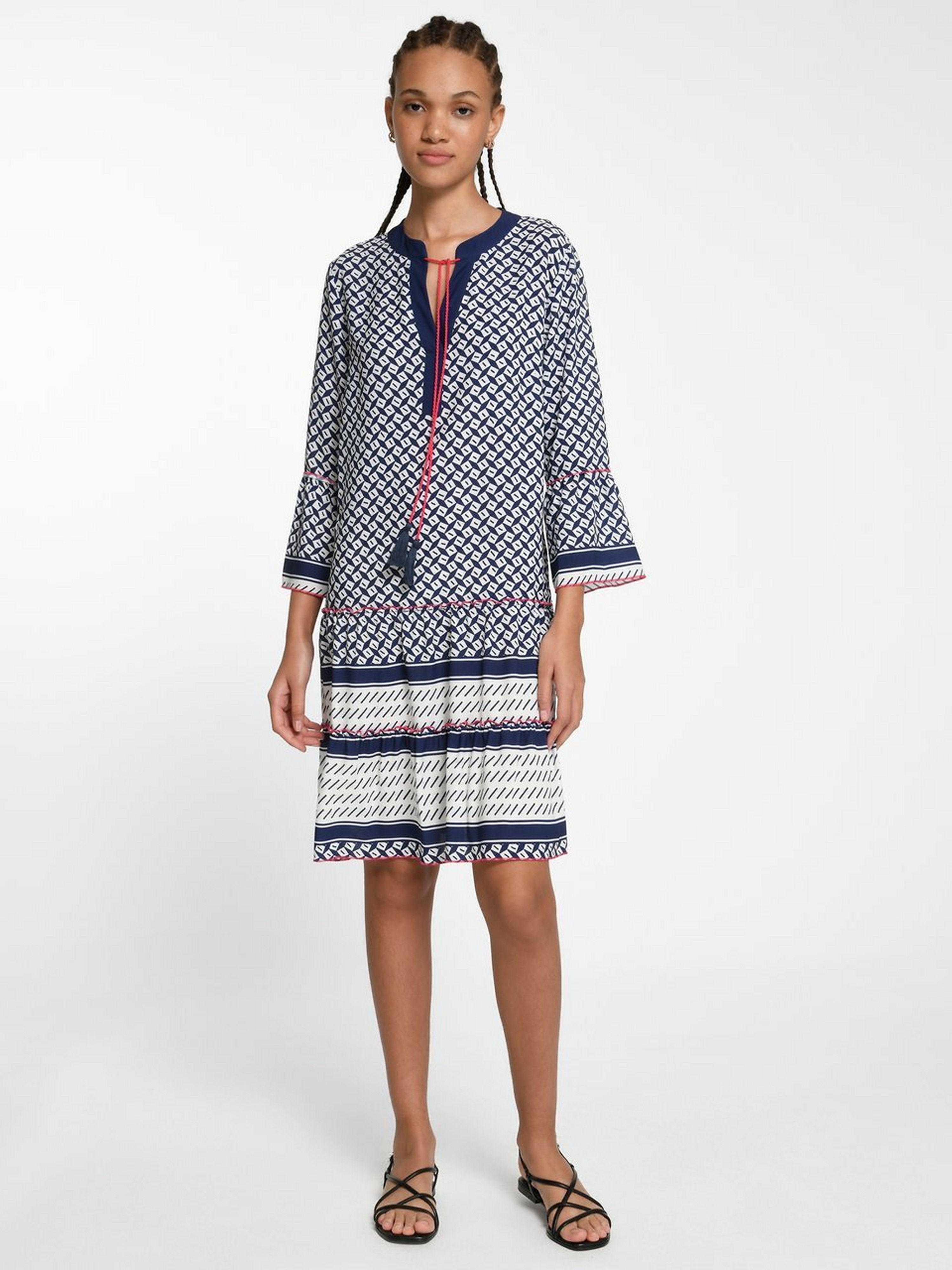 Kleid mit 3/4-Arm