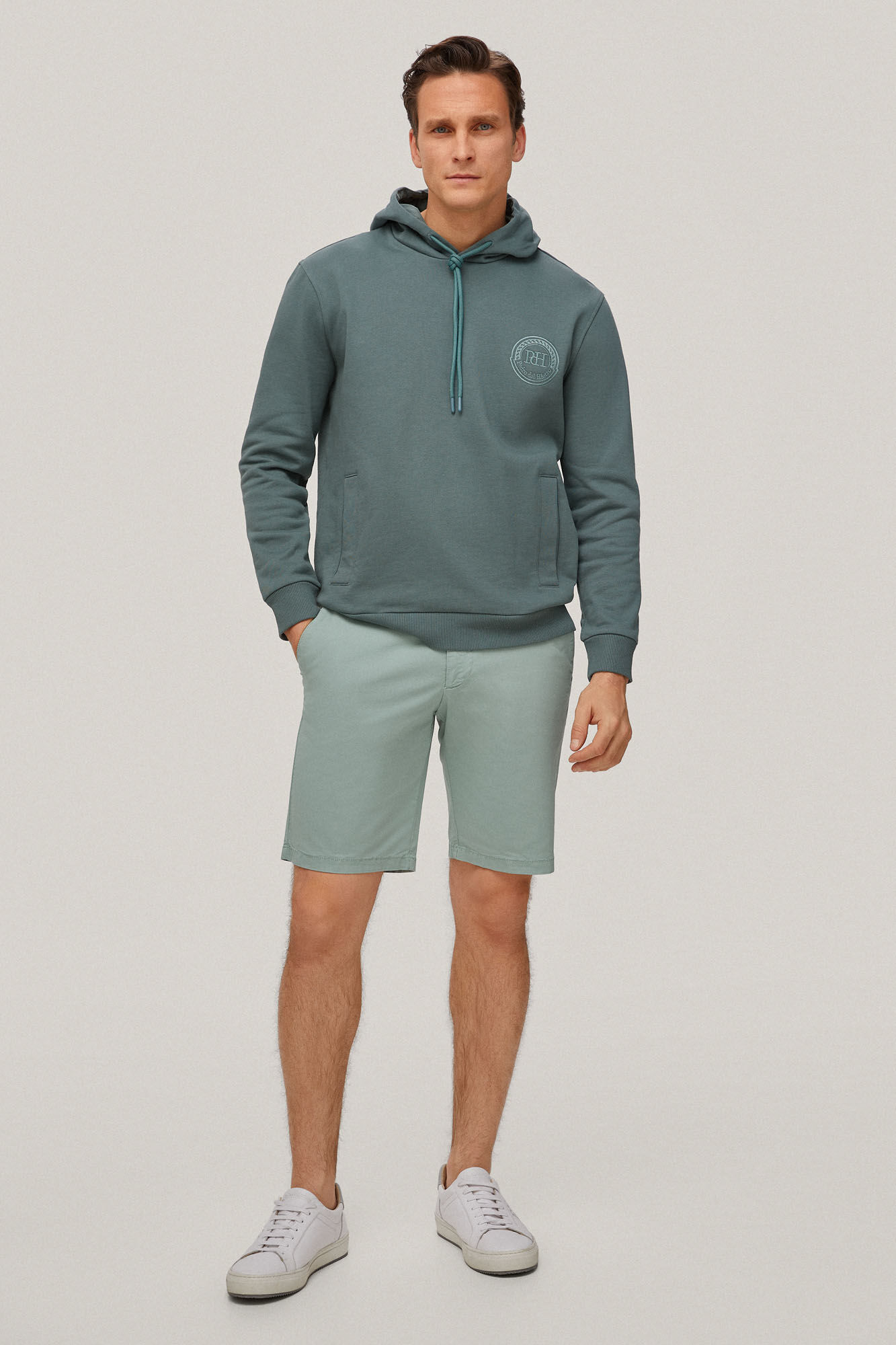Bermuda Chino Premium Flex - Turquesa