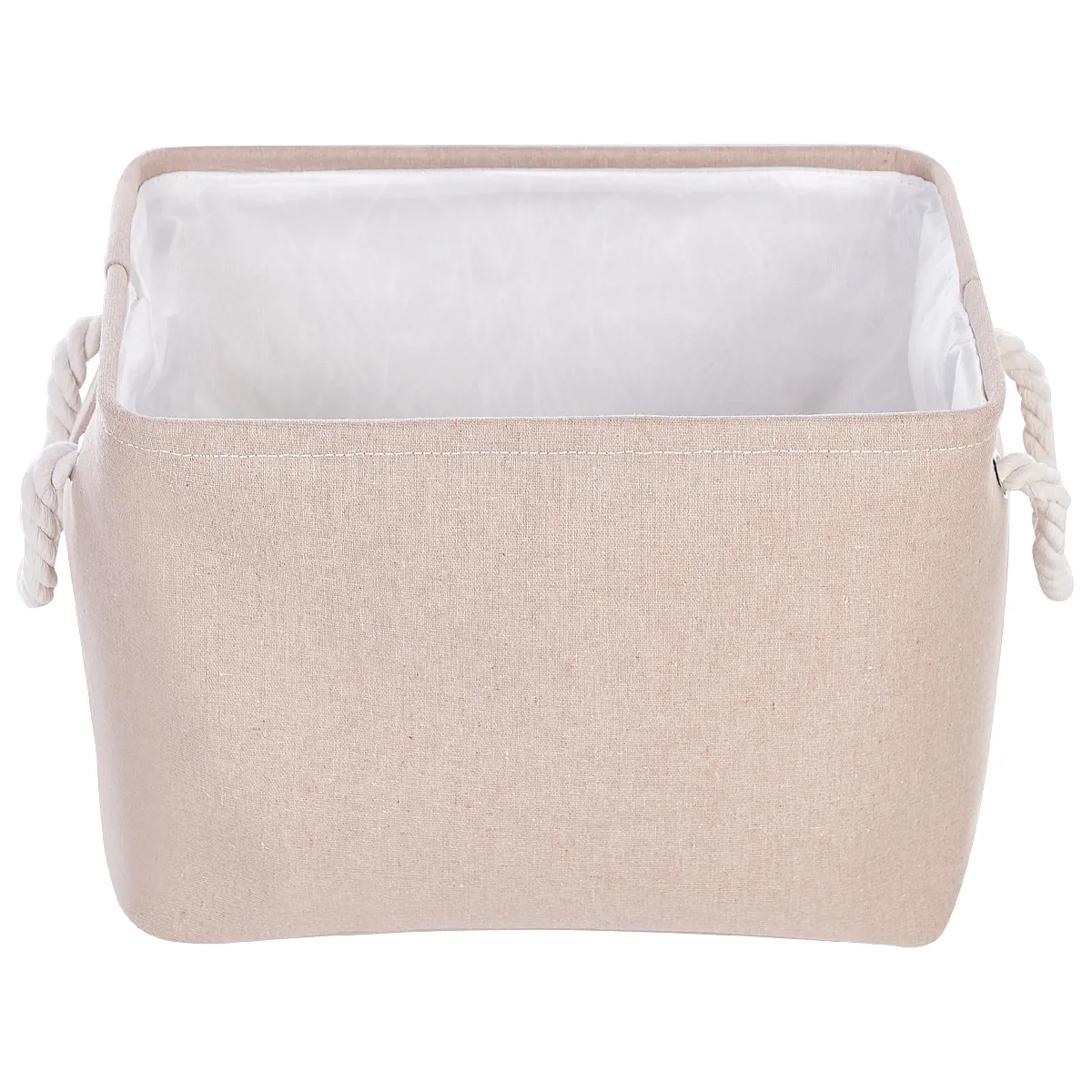 Beliani Paniers DARQAB en polyester beige